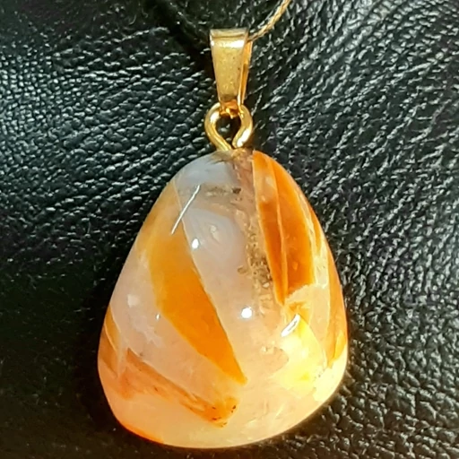 گردنبند عقیق رتایلی رنگی کد 4