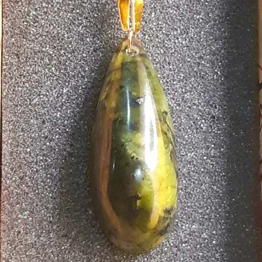 گردنبند سرپنتین (Serpentine) یا مارسنگ ( یشم ) کد 6