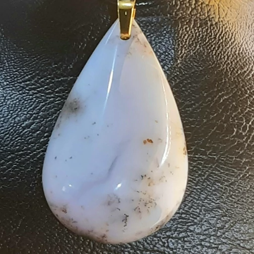 گردنبند عقیق شجر (Dendritic Agate) بسیار زیبا کد 21